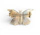 Granátová brož - motýl